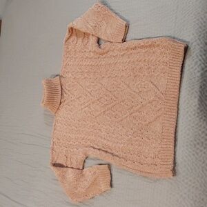 vintage Bergdorf Goodman 525 Cable Knit turtleneck sweater Womens Size M/L